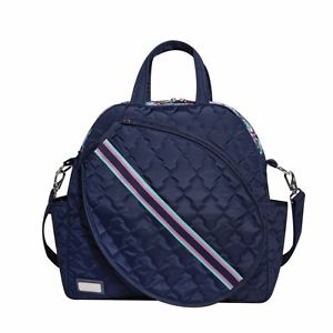 Cinda B Tennis Tote Bag in Midnight Calypso NWT