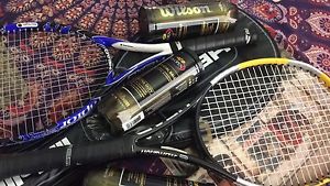 2 Head Tennis Racquet, Bag And Set Wilson Balls