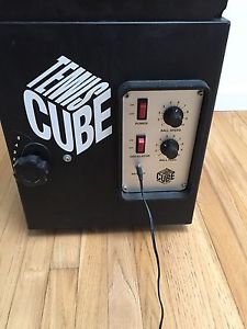 Tennis Tutor Cube Portable Ball Machine with Oscillator