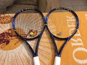 3 Wilson Juice 100 Racquets, and 2 Wilson Ultras