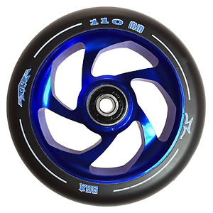 AO Delta 110mm Roue inclus Roulement - Bleu