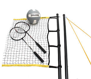 Rush Creek Spalding Premier 4-Player Badminton Set