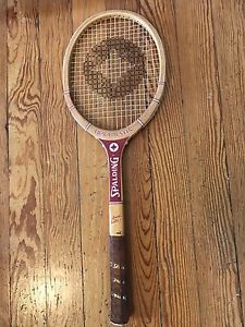 VINTAGE WOOD TENNIS RACKET