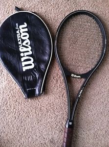 Wilson Ultra / PWS Tennis Racket/Racquet 4 3/8 L + ORIGINAL GRIP + COVER OK3669