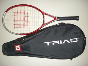 WILSON TRIAD 5 T5 5.0 OS 110 TENNIS RACQUET 4 1/4   27.25"