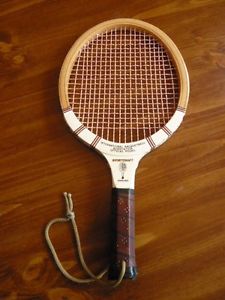 Vintage Wooden 1960's Raquetball Racket Sportcraft IRA Approved