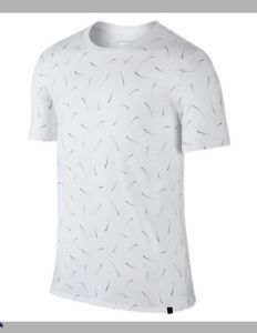 Nike Men's Grass Tennis Tee White. Large. RARE Retail $50 Dri-fit