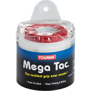 TOURNA MEGA TAC TENNIS RAQUET GRIP TAPE-30-PACK