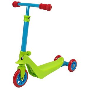 Zycom Zykster 2 In 1 Enfant Trottinette & Tricycle - Citron vert/Bleu/Rouge