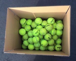 100 used tennis balls