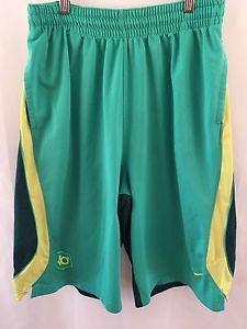 NIKE Basketball KD Shorts Sz M Green Long Athletic Casual Dri-Fit Kevin Durant