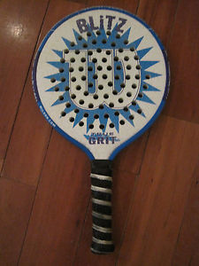 Wilson Blitz True Grit Platform Padel Paddle Tennis 390 Gram 4 1/4 High Density