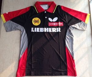 SHIRT; Butterfly OFFICIAL GERMANY Table Tennis Shirt Size: 3XL (sizes run small)