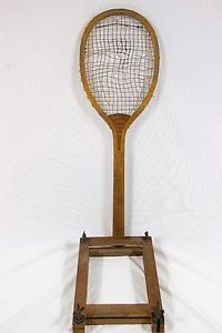 Vintage Wright Ditson Tennis Racquet Wood 14 OZ With Davis Press