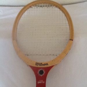 Vintage Set of  Wilson  Wooden Tennis Rackets