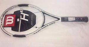 NEW - WILSON HAMMER 6 TENNIS RACQUET - OVERSIZE - 4 3/8 GRIP - UNSTRUNG