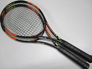 WILSON BURN 100 TENNIS RACQUET (4 3/8) AUTHORIZED DEALER DEMO!