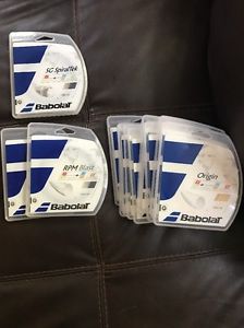 Babolat New Origen  9 Sets, 2 Sets Of RPM Blast  and 1 Set Of SG Spiral Tek G16