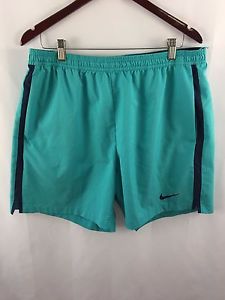 NIKE Dri-Fit Shorts XL Aqua Pockets Athletic Running Lightweight Track Work Out