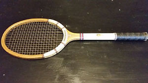 Cortland American Driver Vintage Joe Whalen Wooden Tennis Raquet