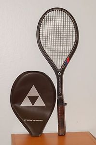 Fischer Plus Vintage Power Glass Tennis Racket L4 (measures 4 3/8) w/ Cover