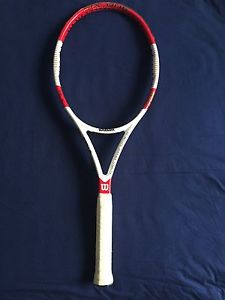 Wilson BLX Six-One, 95L 10.2 oz 4 3/8 grip Tennis Racquet. Free hat+grips!