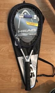 Head Ti.S5 4 1/2 -4 Extra Long TITANIUM Tennis Racquet W/ Cover Nice Condition