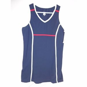 Tail Tech Flat Front Tennis Dress navy Blue Women's Large-NWT