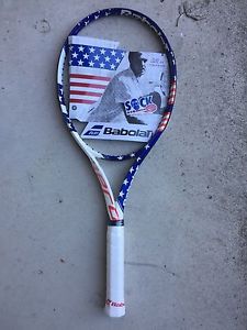 Brand New BABOLAT Pure Aero Stars And Stripes 4 5/8