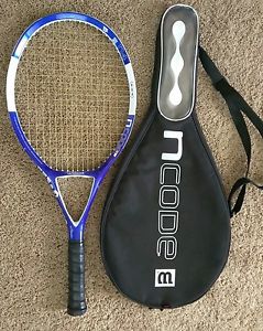 Wilson ncode n4 Oversize Graphite Tennis Racquet 4 1/2 w Full Cover NICE SHAPE