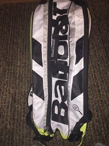 Babolat Pure Aero Green, Black, White And Gray 6 Pack Tennis Bag
