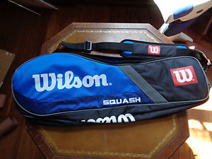 WILSON Multi Squash Racquet Racket Carrying Bag NEW