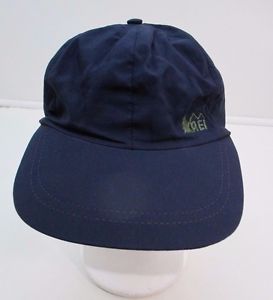 Vintage REI Gore-Tex Adjustable Baseball Hat Cap OSFA Blue Lightweight Quick Dry