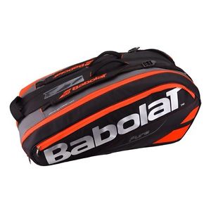 Babolat Pure Black/Fluo Red 12 Pack Bag