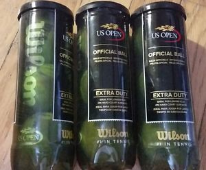 Wilson Tennis Balls, 9 pack, used, excellent condition