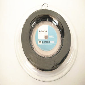 BLACK reel rough power 125 luxilon tennis string 660ft