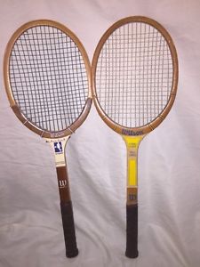 2- Vintage Wilson Professional Select Chris Evert Autograph Tennis Racket 