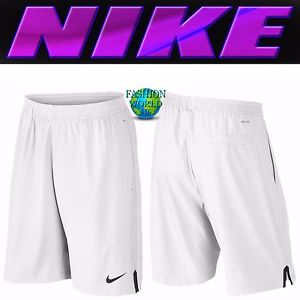 Nike Men's Size Medium 9" Court Dri-Fi Tennis Shorts White/Black 645045