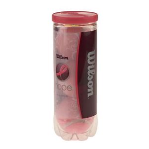 Wilson Hope all court pink tennis balls -case- 36 balls