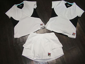 FILA Tennis 1 Skort & 2 Shirt  Set Women's US X-Small #HA11