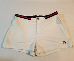 Fila White Line vintage tennis  shorts #4