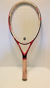 Wilson W2 Spicy Ruby Ncode Tennis Racquet  4 3/8" W Wilson Grip 117 sq in