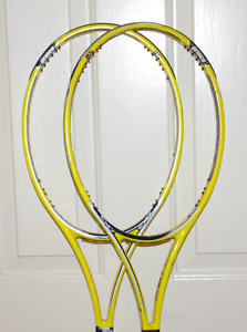 2 Prince EXO3 Rebel 95 18x20 midplus tennis rackets 4 3/8