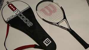 Wilson NCode N-Code N6 110 Tennis Racquet with Case Excellent Condition