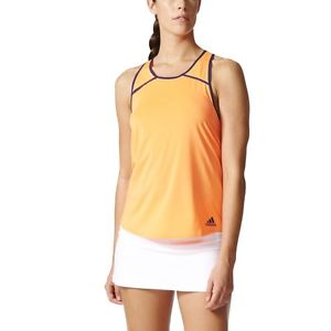 Adidas Women's Club Tank-Glow Orange/Mystery Blue-W30217D