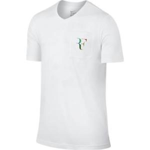 NikeCourt Roger Federer Stealth Pocket Men's T-Shirt (S L XL ) 803882-100 NWT
