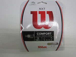 **NEW**  LOT OF 3 SETS WILSON NXT 16 (1.30) MULTIFILAMENT TENNIS STRING