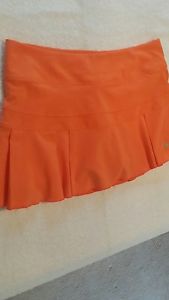 Women's Nike Dri-Fit Tennis Running Athletic Skirt/Skort/Shorts SZ M   C-Orange