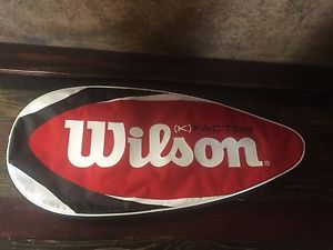 18183 ~ WILSON K FACTOR TENNIS RACQUET BAG ~ COVER with strap