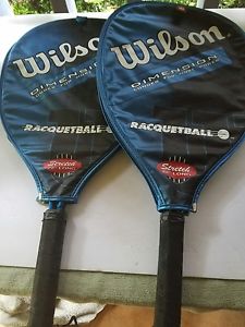 Wilson Titanium Dimension Racket Ball Rackets - 22" Long - PAIR SET OF 2